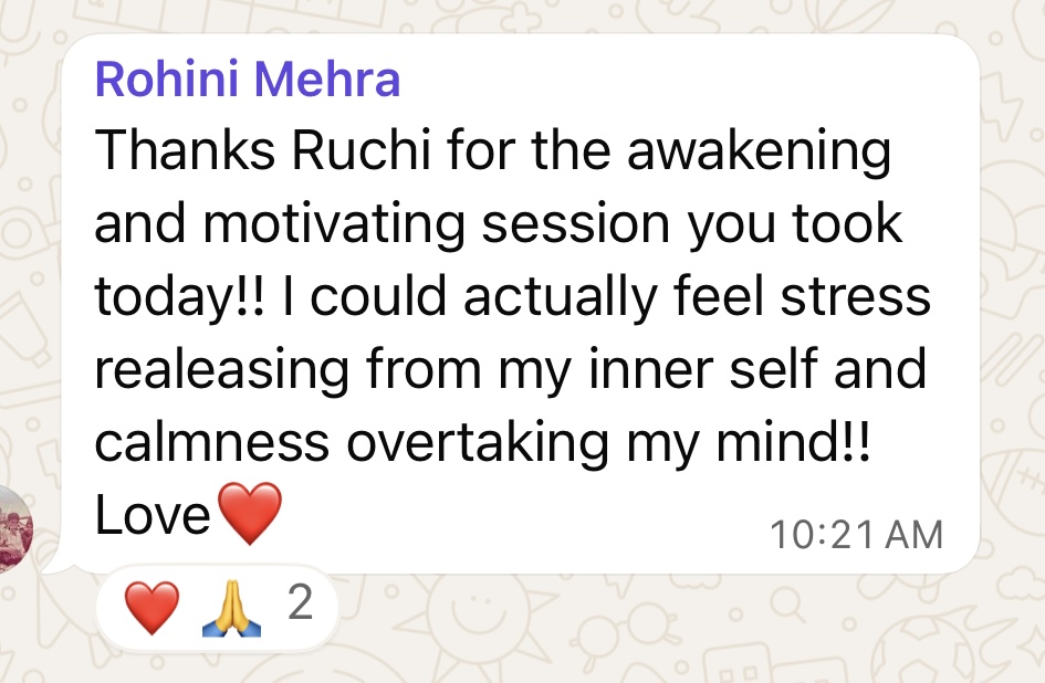 Message from a student