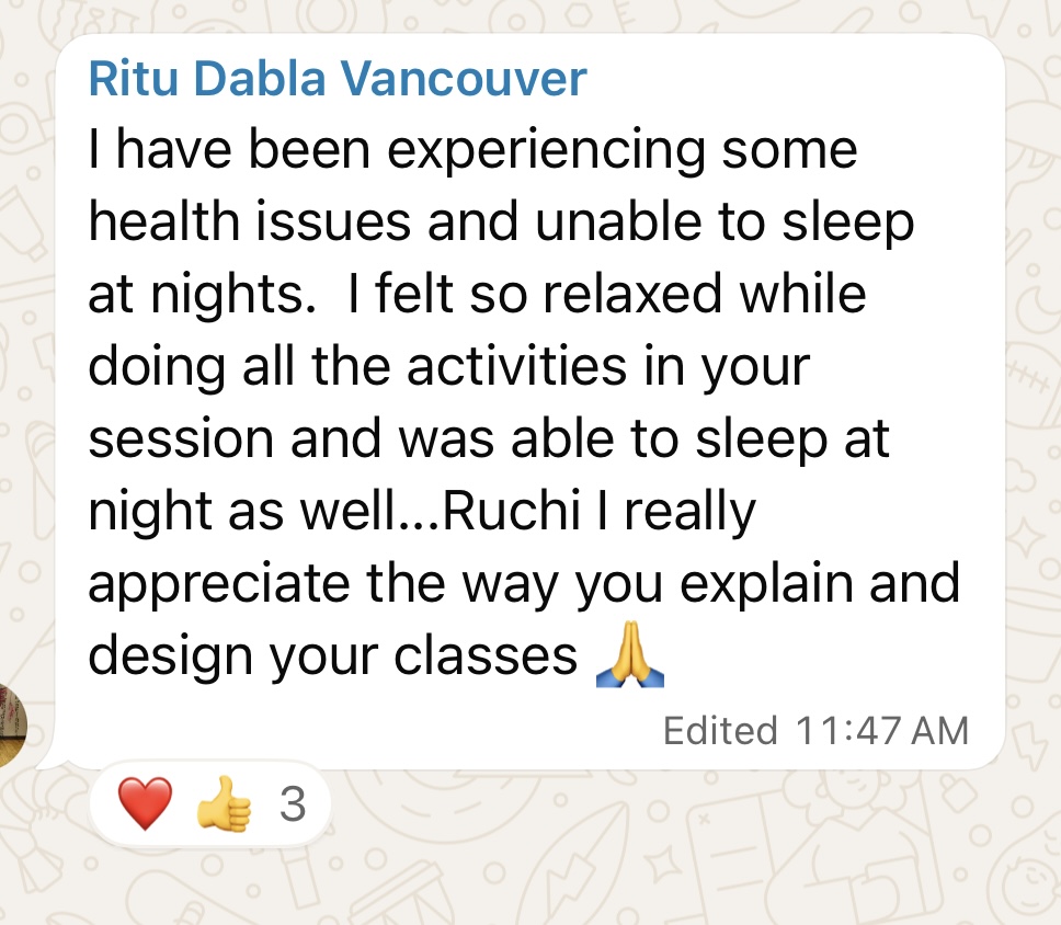 Message from a student